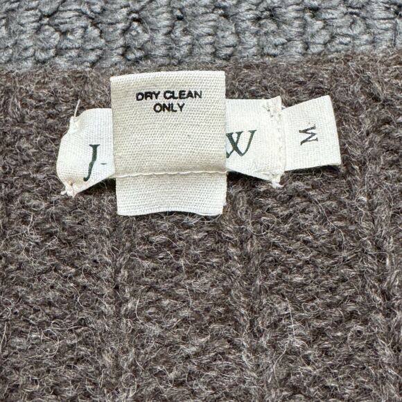 J.Crew Vintage 100% Wool Knit Sweater Women's Size Medium V-Neck Hong Kong - Picture 7 of 8